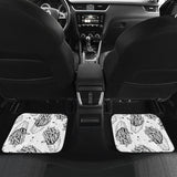 Hand Drawn French Fries Pattern Front And Back Car Mats