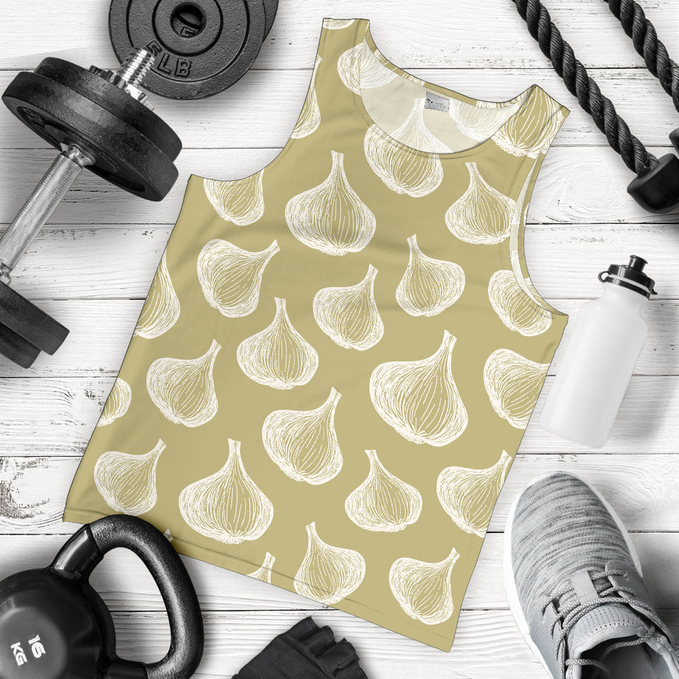 Garlic design pattern Men Tank Top