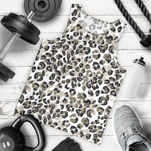 Leopard skin print pattern Men Tank Top