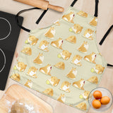 Cute Fat Shiba Inu Dog Pattern Adjustable Apron