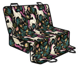 Unicorns Forest Background Dog Car Seat Covers