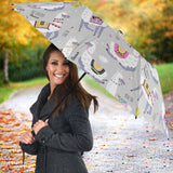 Cute Llama Alpaca Pattern Umbrella