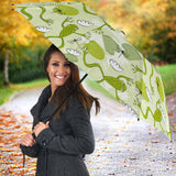 Cute Frog Dragonfly Pattern Umbrella