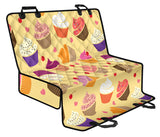 Cake Cupcake Heart Cherry Pattern Dog Car Seat Covers