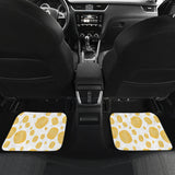 Potato Chips Pattern Print Design 03 Front and Back Car Mats