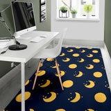 Moon Star Pattern Area Rug