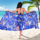 White Bengal Tigers Pattern Sarong