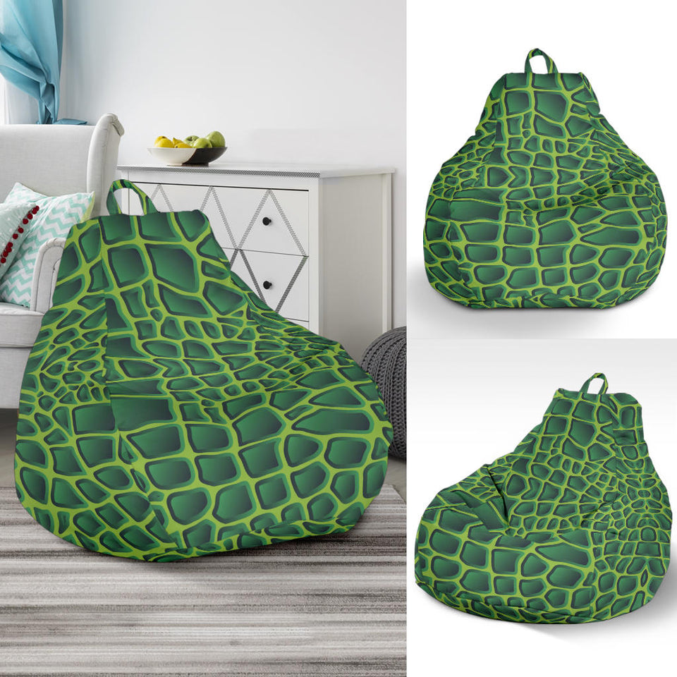 Crocodile Skin Printed Bean Bag Cover