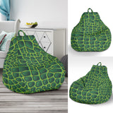 Crocodile Skin Printed Bean Bag Cover