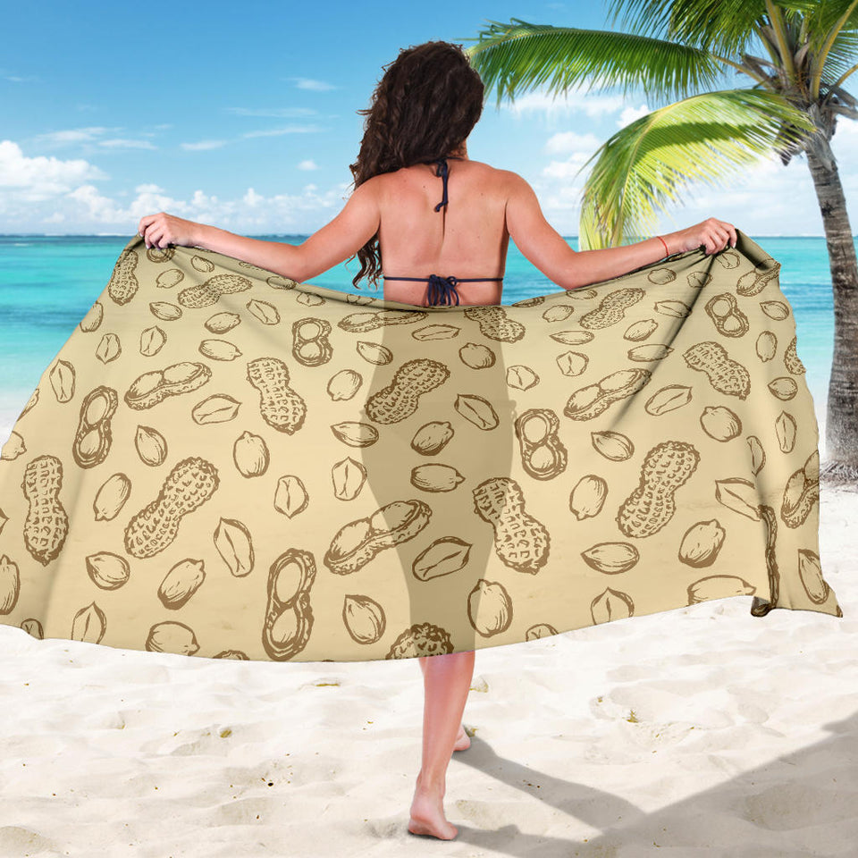Hand Drawn Peanuts Pattern Sarong
