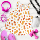 peanuts pattern Women Racerback Tank Top
