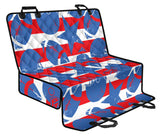 American Football Ball Star Stripes Pattern Dog Car Seat Covers