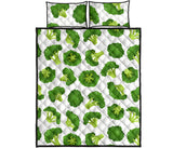 Cute broccoli pattern Quilt Bed Set