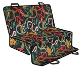 Colorful Snake Plant Pattern Dog Car Seat Covers