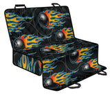 Bowling Balls Flame Pattern Dog Car Seat Covers