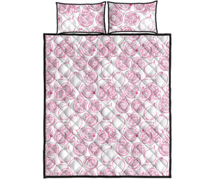 Sketch guava pattern Quilt Bed Set