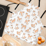 Shiba Inu Dog Pattern Adjustable Apron
