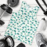 Green ginkgo leaves pattern Men Tank Top