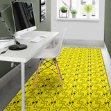 Duck Toy Pattern Print Design 02 Area Rug