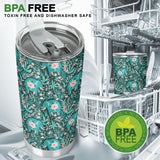 Elephants Jungle Pattern Tumbler