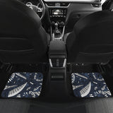 Piano Pattern Print Design 02 Front and Back Car Mats