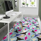 Stingray Pattern Print Design 01 Area Rug