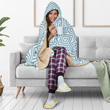 Arabic Pattern Hooded Blanket