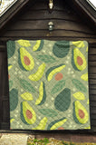 Avocado Pattern Premium Quilt