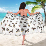 Chihuahua Dog Pattern Sarong