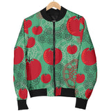 Tomato Design Pattern Women'S Bomber Jacket