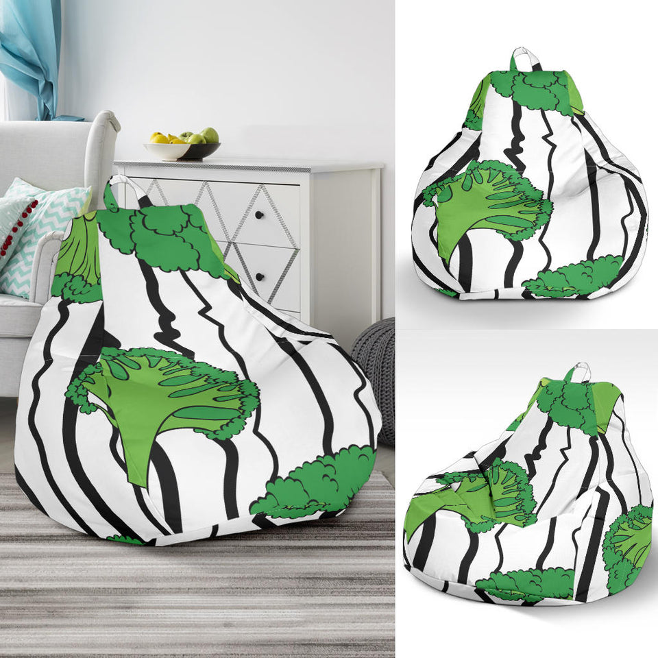 Cool Broccoli Pattern Bean Bag Cover