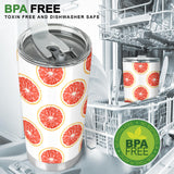Grapefruit Pattern Tumbler