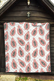 Papaya Pattern Premium Quilt