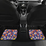 Goldfish Pattern Print Design 04 Front and Back Car Mats