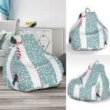 Crows Christmas Hat Scarf Bean Bag Cover