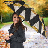 French Fries Dark Background Umbrella