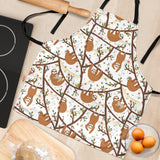 Sloths Hanging On The Tree Pattern Adjustable Apron