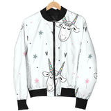 Cute Goat Design Pattern Women'S Bomber Jacket