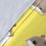 Cute Hamster Pattern Premium Blanket