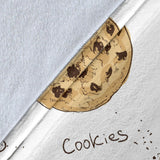 Sketch Style Cookie Pattern Premium Blanket