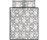 Rabbit cloud Pattern Quilt Bed Set