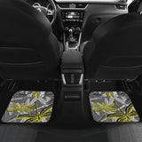 Hand Drawn Dragonfly Pattern Front And Back Car Mats