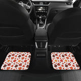 Colorful Maple Leaf Pattern Front And Back Car Mats