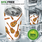 Paint Guitar Pattern Tumbler
