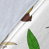 Color Hand Drawn Cocoa Pattern Premium Blanket