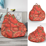 Red Tomato Pattern Bean Bag Cover