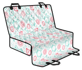 Clock Time Pattern Blackground Dog Car Seat Covers