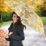 Gold Grape Pattern Umbrella