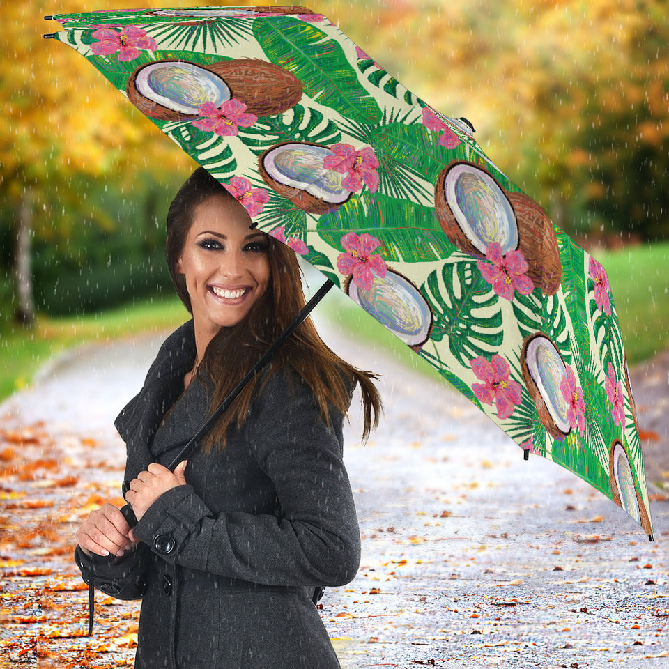 Coconut Pattern Print Design 01 Umbrella