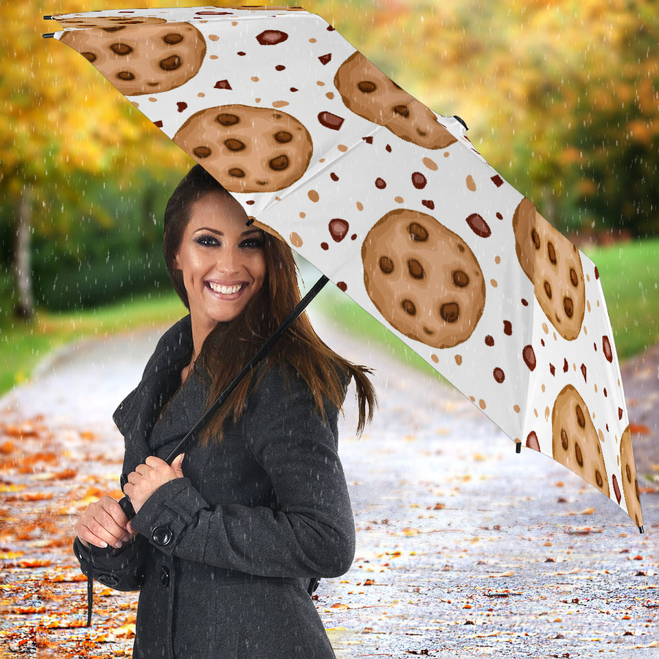 Chocolate Chip Cookie Pattern Umbrella